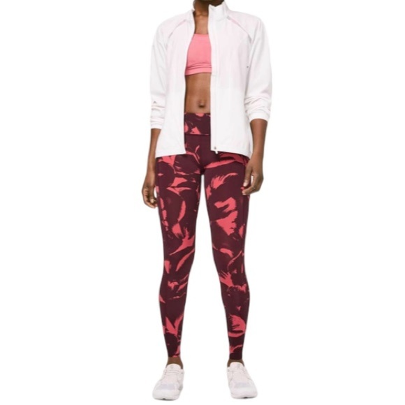 Lululemon Fast & Free Full Length Tight 28"
Flower Pop Poppy Coral Deep Ruby - Picture 13 of 13